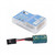 A3 V2 3-axis gyro flight controller stabiliser for RC fixed-wing airplane and copter, metal housing 43 x 27mm 11g, showing servo and receiver connectors for 4-mode stabilised flight with one-key rescue and HV receiver support