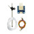 MATEK ASPD-4525 digital airspeed sensor with MS4525DO pressure sensor, pitot tube, and 40cm clear silicone tubing, showing ASPD-4525 sensor board with JST-GH connector and M3 mounting holes for ArduPilot, iNav, and PX4 fixed-wing UAV and FPV flight controller integration