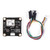 M10 NEO-M10 multi-constellation GNSS module with integrated compass for RC FPV drones, racing quadcopters, and fixed-wing aircraft, showing compact GPS module PCB with compass sensor and connector lead for ArduPilot, iNav, and PX4 flight controller integration