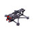 AlfaRC Fi-115 toothpick frame kit for DJI O4 Air Unit, 115mm wheelbase 2.5-inch propeller ultra-lightweight FPV micro drone frame showing slender arm toothpick construction, DJI O4 camera mount, and antenna routing positions for FPV freestyle and racing builds