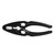 Black metal 6-in-1 shock-absorber pliers and rod ball clamp tool for RC crawler and RC car maintenance