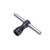 Black CNC aluminum M5 propeller nut wrench tool for FPV racing drone motor quick-release maintenance