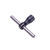 Black CNC aluminum M5 propeller nut wrench tool for FPV racing drone motor quick-release maintenance