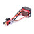 60A brushed ESC speed controller with 6V 2A BEC for 1/10 RC crawlers, trucks, and cars