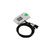 Industrial non-contact liquid level sensor with IP67 protection and capacitive through-wall liquid detection