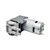 12 V small piston vacuum pump with metal head, PTFE rubber components and up to 18 L/min airflow for compact vacuum systems