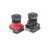 Msita Ratel 2000TVL FPV mini camera with 1/1.8-inch Starlight HDR sensor, 2.1 mm M12 lens, and black-red housing