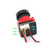Msita Ratel 2000TVL FPV mini camera with 1/1.8-inch Starlight HDR sensor, 2.1 mm M12 lens, and black-red housing