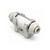 Vacuum air filter BD-AF0408 with polycarbonate housing and 2 ports for 8.0 mm OD tube, for BD-07 and BD-05T series pumps