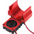 Red dual-fan aluminum alloy heat sink with two 30 mm cooling fans for 540/550 RC motors
