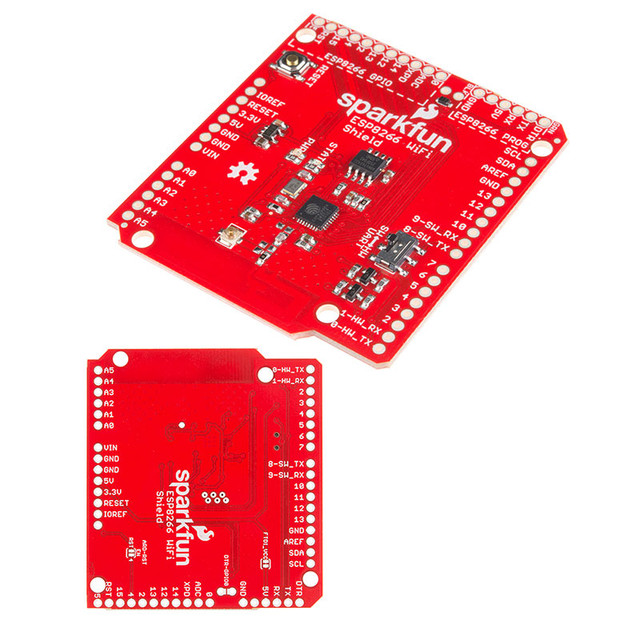 WRL-13287 - SparkFun | ESP8266 WiFi Shield | Evelta