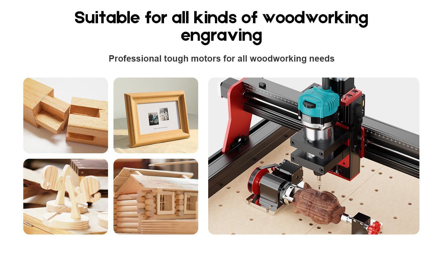 Buy Twotrees 800W 30,000RPM CNC Wood Router | High-Speed Air
