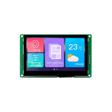 DMG48270C043_04WTC - DWIN | 4.3 Inch 480x272 TTL/RS232 HMI LCD CTP | Evelta