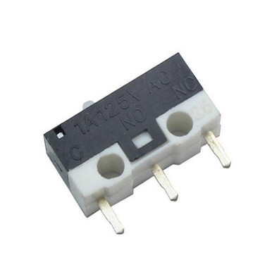 Buy Mini Micro Switch SPDT No Lever Black OFF-(ON) 3Pin PCB Terminal ...