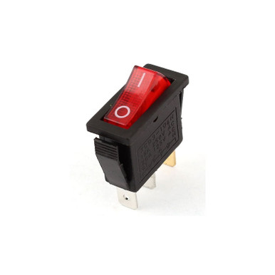 KCD4 ON/OFF Switch 4Pins 15A/30A 250VAC 26x21mm with LED - Electra Store 4個 KCD4 12V トリプルレッド ライト付き 9フィート 2ギア ボートスイッチ KCD3-303 3 in 1 コンビネーシ