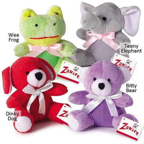 Zanies Itty Bitties Dog Toys Teeny Elephant