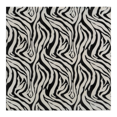 20" X 4" Black and White Iron Wall Decor N270-375920