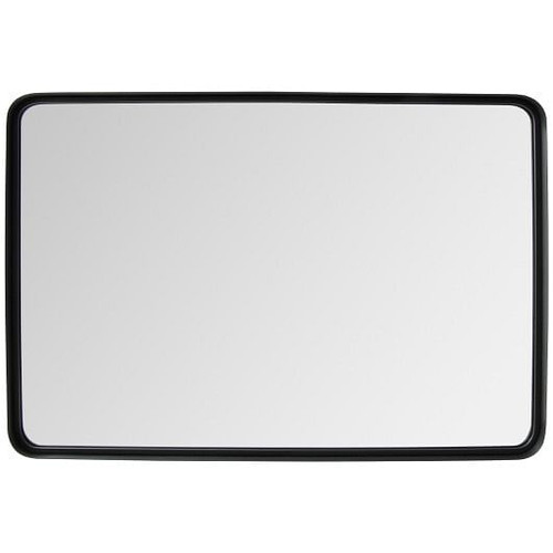 Rectangular Wall Mount Bathroom Mirror Vanity Mirror-L - Color: Black - Size: L