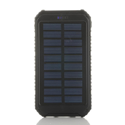 Roaming Solar Power Bank Phone or Tablet Charger Color: Black