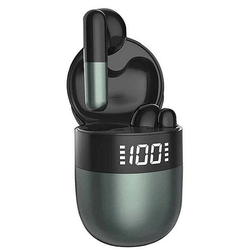 Bluetooth Ear Pods With Touch Control HD Voice Color: GREEN