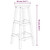 vidaXL Garden Bar Set Natural wood Solid acacia wood Medium Durable