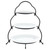 Elama 3 Tier Round Plate Porcelain Serveware Set D970-ELM-8003