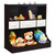 Freestanding Combo Cubby Bin Storage Organizer Unit W/3 Baskets-Brown - Color: Brown D681-HW64191BN