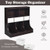 Freestanding Combo Cubby Bin Storage Organizer Unit W/3 Baskets-Brown - Color: Brown D681-HW64191BN