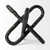 10" Black Metal Chain Link Tabletop Sculpture N270-392514