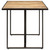 vidaXL Dining Table Natural Mango Wood Solid mango wood, powder-coated iron