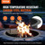 VEVOR Fire Pit Ring w/ BBQ Fire Ring 35 Inch Outer Steel DIY Campfire Firepit E415-DKJHH31INCH165WYPV0