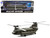 Boeing CH-47 Chinook Aircraft "United States Army" Olive Drab "Military Mission" Series 1/60 Diecas F977-25793