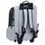 vidaXL Pet Trolley Grey Fabric Collapsible Pet Trolley Rectangular A949-171020