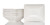 White Six Piece Pebbled Porcelain Service For Six Bowl Set N270-483513