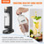 VEVOR Sparkling Water Maker, Soda Maker Machine for Home Carbonating, Seltzer Water Starter Kit with 2 BPA-Free 1L PET Bottles, Compatible with Mainstream Screw-in 60L CO₂ Cylinder