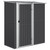 vidaXL Garden Shed Anthracite Galvanized steel, plastic Large Durable