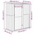  Garden Shed Anthracite Galvanized steel, plastic Large Durable A949-150905