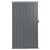 vidaXL Tool Shed Grey Galvanized steel, metal, plastic Medium