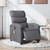 vidaXL Electric Massage Recliner Chair Dark Gray