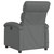 vidaXL Electric Massage Recliner Chair Dark Gray