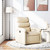 vidaXL Recliner Chair Cream