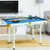 47 Inch Folding Billiard Table with Cues and Brush Chalk -Green