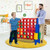 4-to-Score Giant Game Set with Net Storage – Jumbo Outdoor Fun in Blue