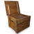  Storage Crate Natural Mahogany Solid mahogany wood A949-244498