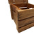  Storage Crate Natural Mahogany Solid mahogany wood A949-244498