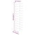 vidaXL Wall Mounted Wine Rack for 24 Bottles 2 pcs Gold Iron