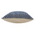 20" X 20" Blue 100% Cotton Geometric Zippered Pillow N270-516884