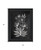 Vintage Chalkboard Flowers Black Framed Print Wall Art N270-407654