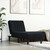  Chaise Longue Black Velvet (100% polyester), plywood Medium A949-352829