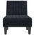  Chaise Longue Black Velvet (100% polyester), plywood Medium A949-352829